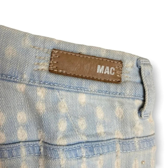 MAC Light Wash Spotted & Embellished Skinny Jeans - Picture 9 of 10